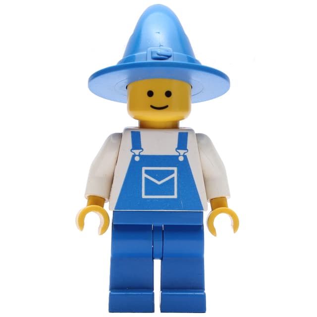 Overalls Blue with Pocket, Witch Hat