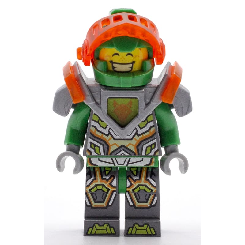 Aaron Fox with Trans-Neon Orange Visor and Silver Armor