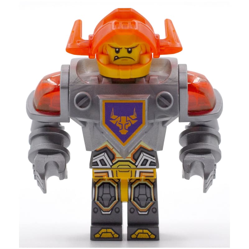 Axl with Trans-Neon Orange Visor