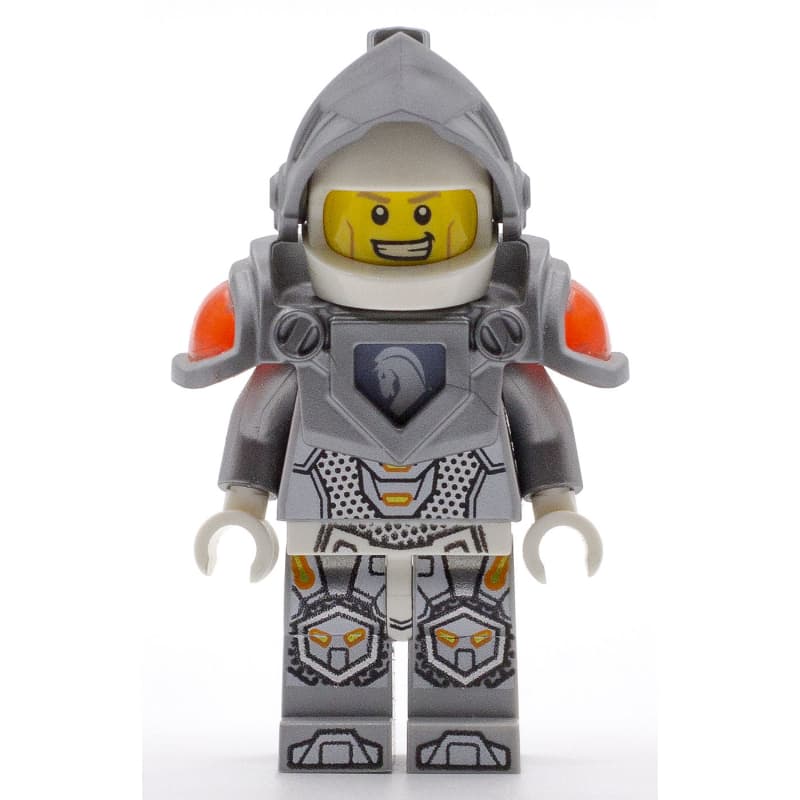 Lance Richmond with Flat Silver Visor and Armor