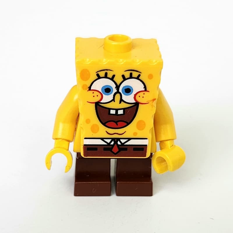 SpongeBob Squarepants with Big Smile with No Bottom Teeth