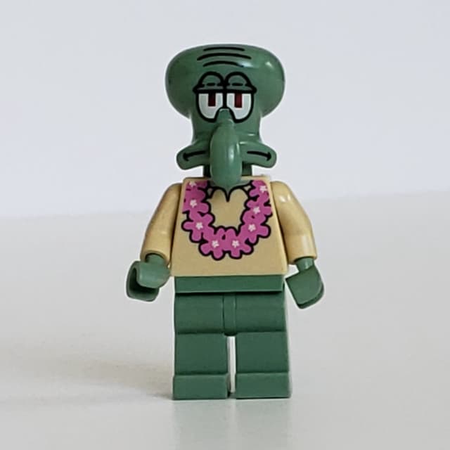 Squidward Tentacles with Lei