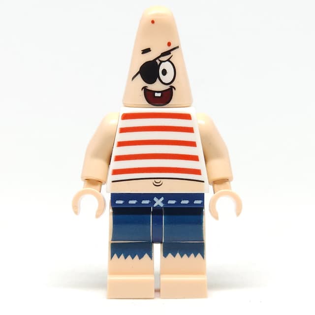 Patrick Star in Pirate Outfit
