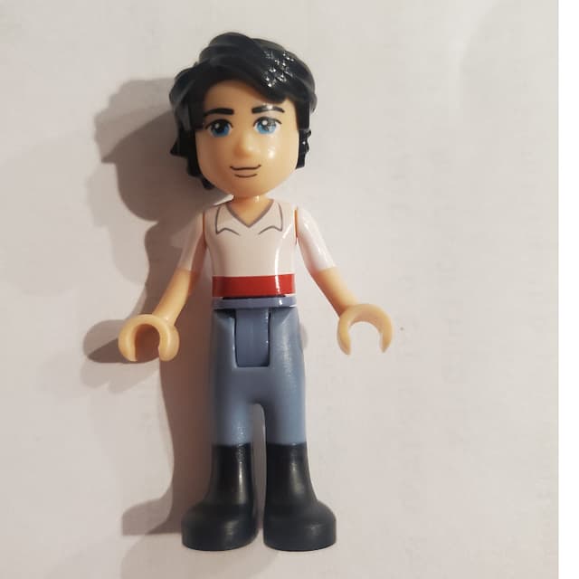 Prince Eric - White Shirt, Red Belt