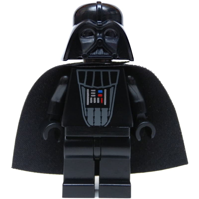 Darth Vader, Light Bluish Gray Skin, Scarred Right Cheek, No Eyebrows