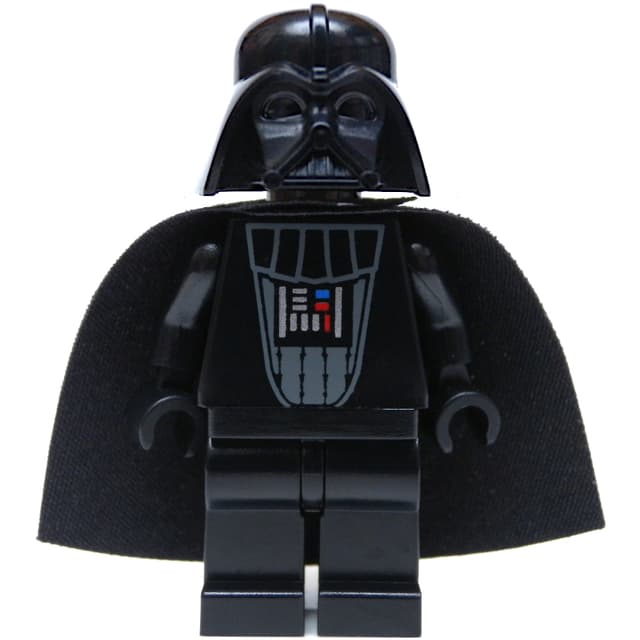 Darth Vader, Light Bluish Gray Skin, Scarred Right Cheek, No Eyebrows