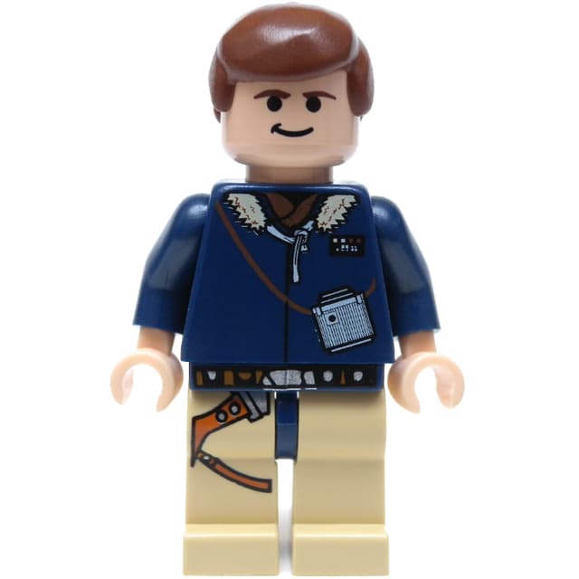 Han Solo, Hoth Outfit, Dark Blue Jacket, Tan Legs