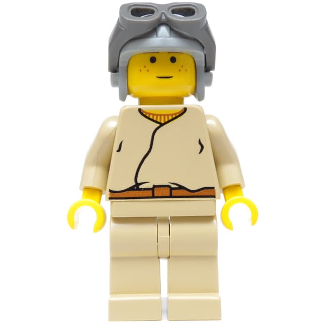 Anakin Skywalker, Child, Yellow Skin, Light Gray Helmet