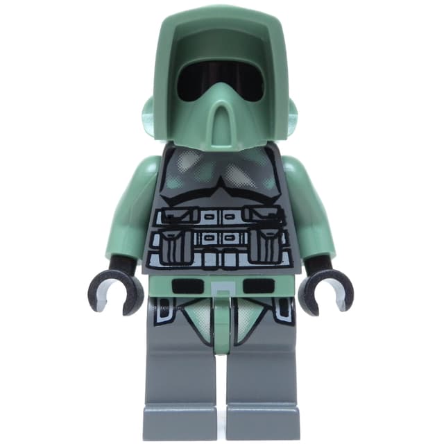 Clone Trooper, 41st Elite Corps Scout Battalion Armor, Dark Bluish Gray (Kashyyyk)
