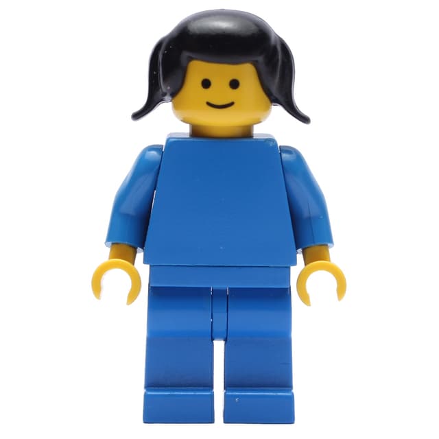 Woman - Blue Torso, Blue Legs