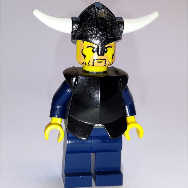 Viking Warrior - Black Breast Plate, Dark BLue Legs