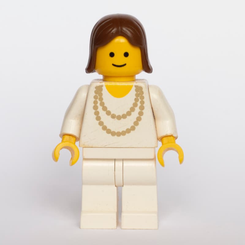 Woman - White Torso, Yellow Necklace, White Legs