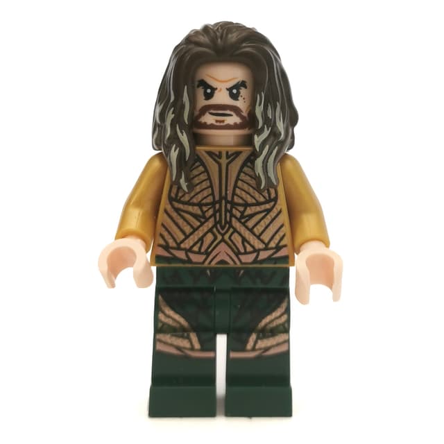 Aquaman, Dark Brown Hair, Light Nougat Hands (DCEU)