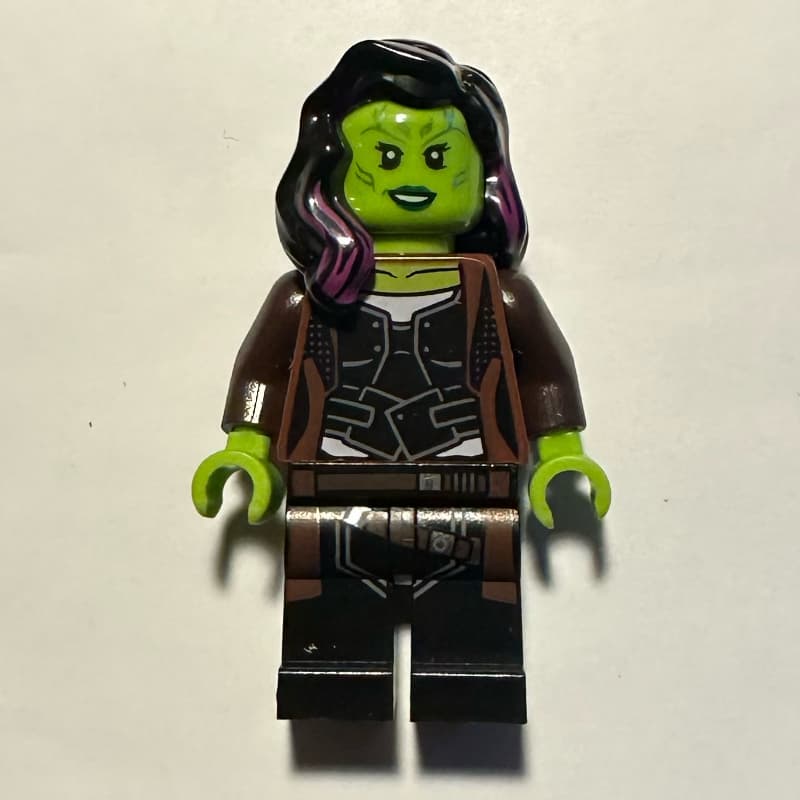 Gamora in Long Reddish Brown Coat