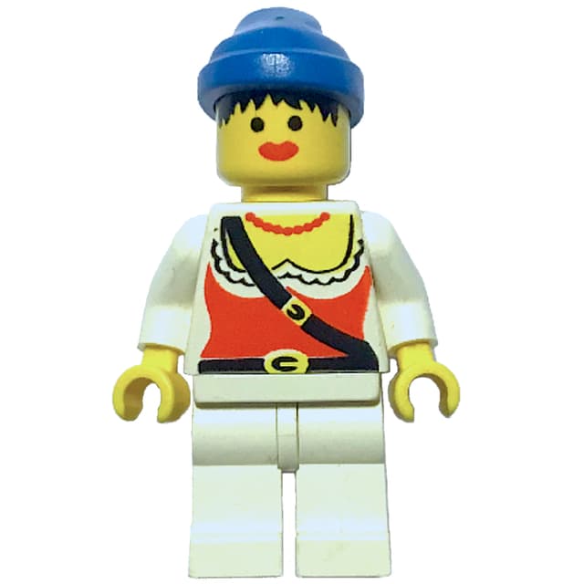 Pirate - Female, White Legs, Blue Bandana, 3626b