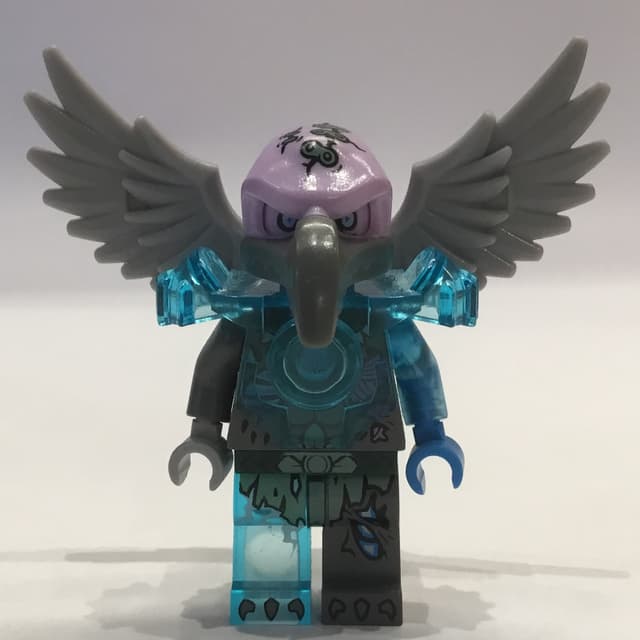 Vornon with Trans-Light Blue Large Shoulder Armor