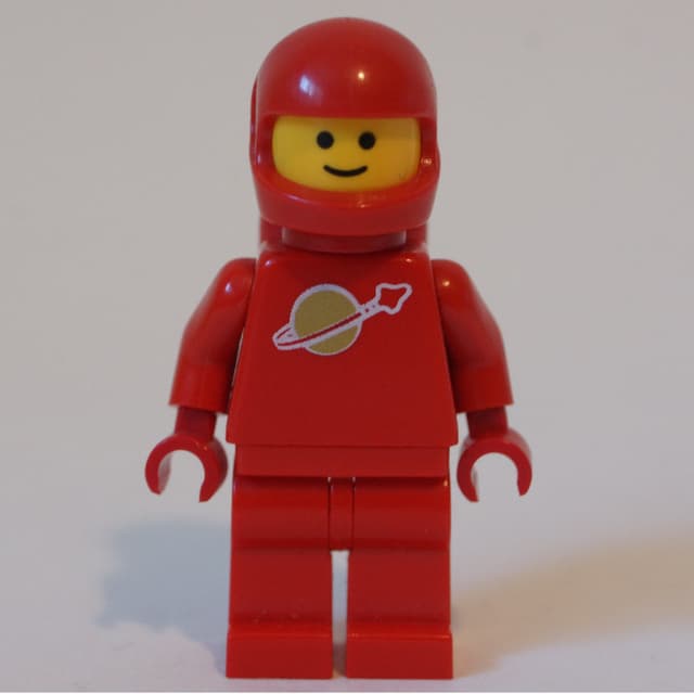 Classic Spaceman, Red with Airtanks (2446 Helmet)