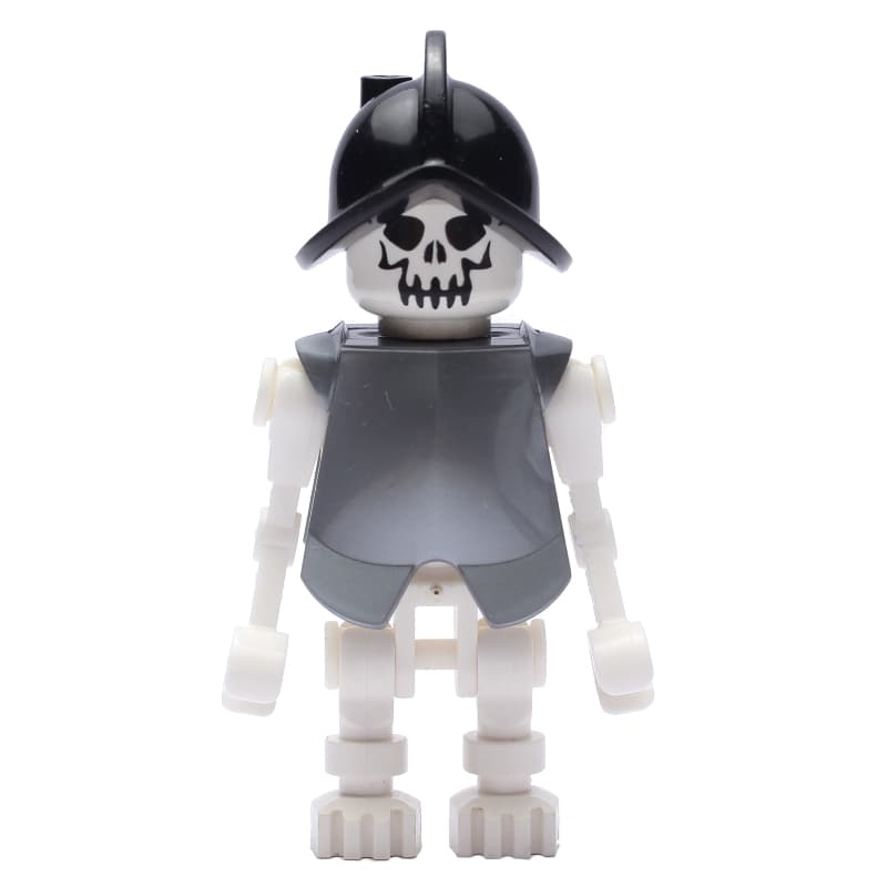 Skeleton, Evil Face, Armor and Helmet, Bent Arms