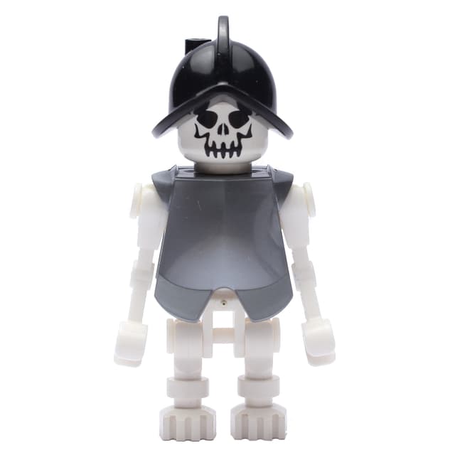 Skeleton, Evil Face, Armor and Helmet, Bent Arms
