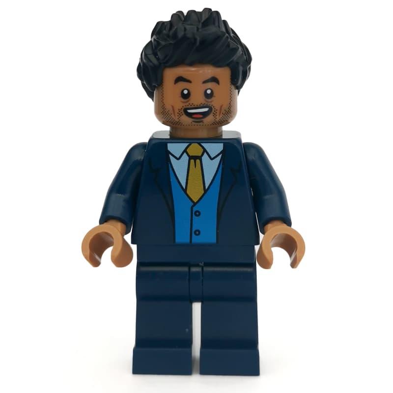 Simon Masrani in Dark Blue Suit