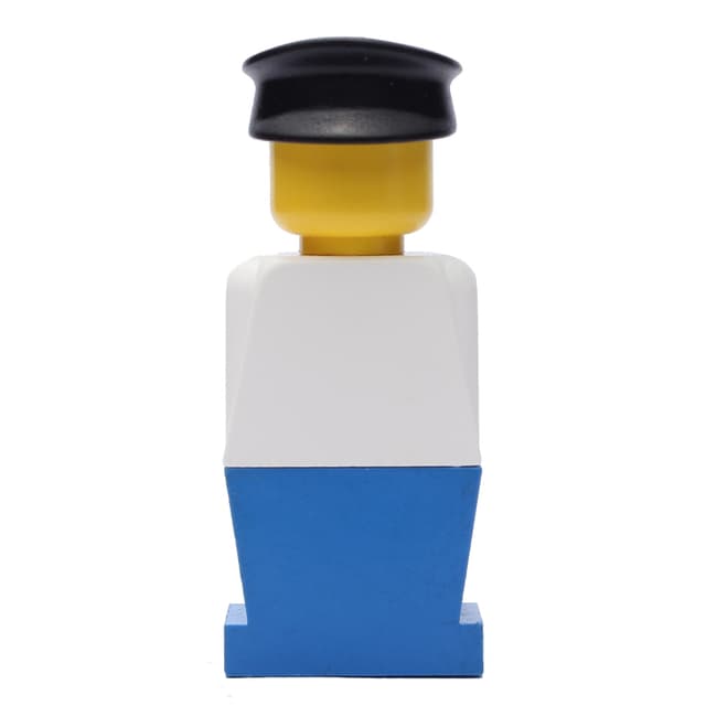 LEGOLAND White Torso, Blue Legs, Black Hat