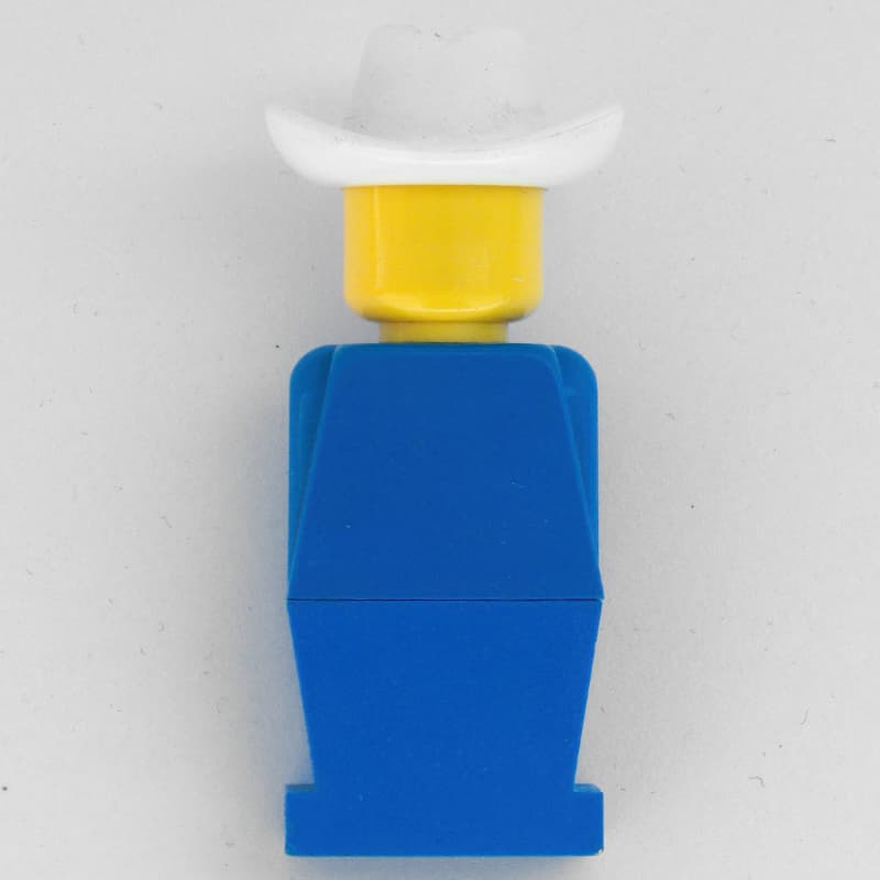 LEGOLAND Blue Torso, Blue Legs, White Cowboy Hat