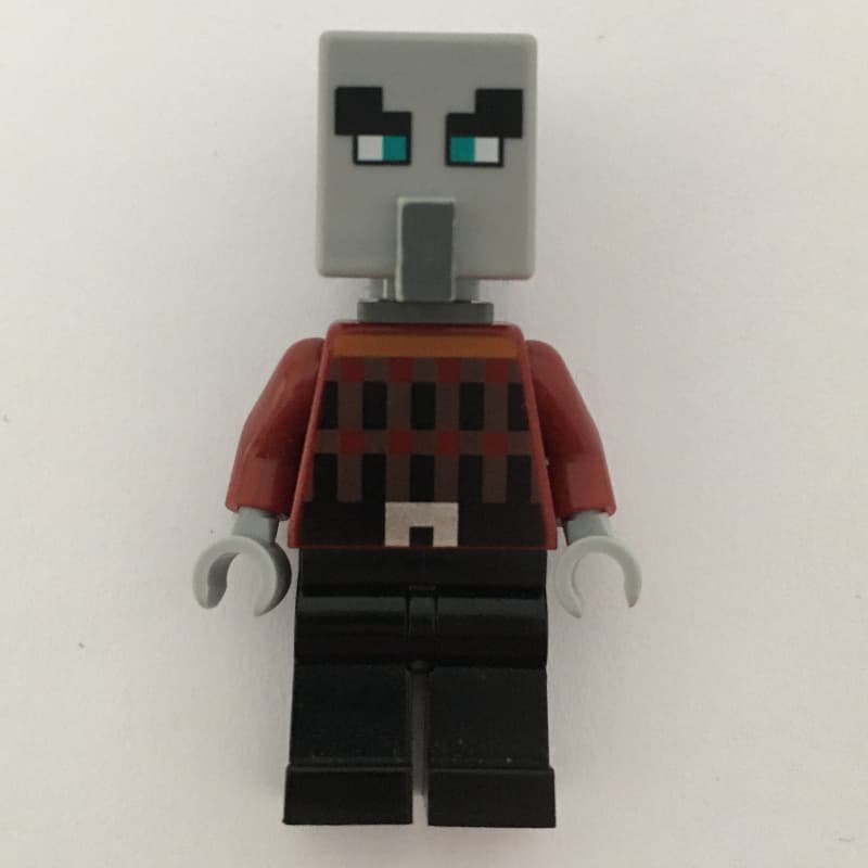 Pillager, Black Legs, Neck Bracket, Wide Eyes