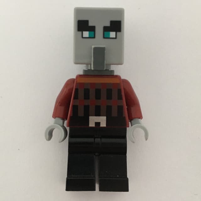 Pillager, Black Legs, Neck Bracket, Wide Eyes