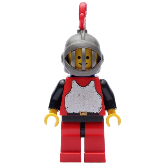 Knight (Breastplate on Red) - Red Legs, Red Plume
