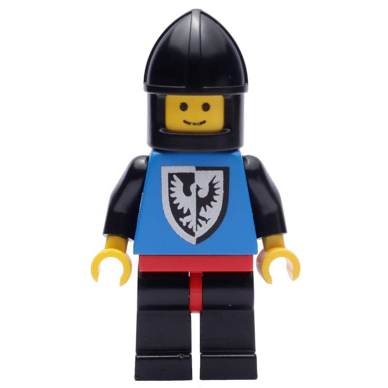 Knight (Black Falcons) - Black Legs, Chin-Protector