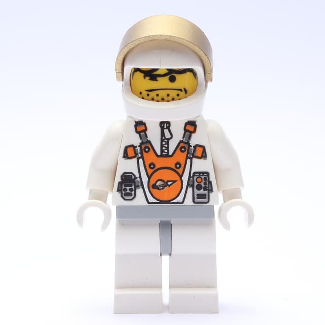 Mars Astronaut, Orange Sunglasses, Stubble