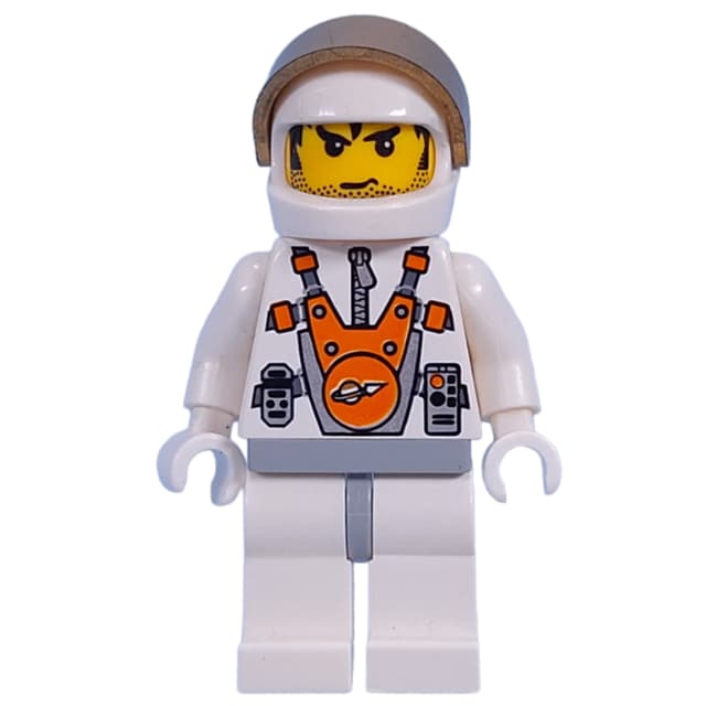 Mars Astronaut, Stubble, Printed Hair