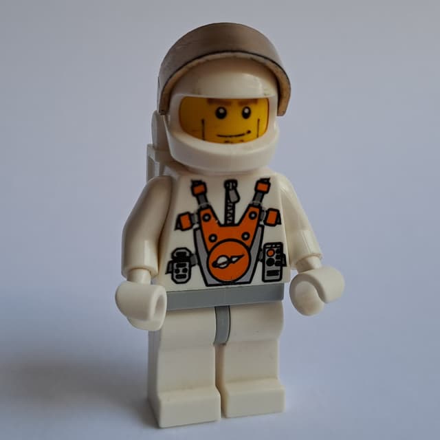 Mars Astronaut, Cheek Lines, and Backpack