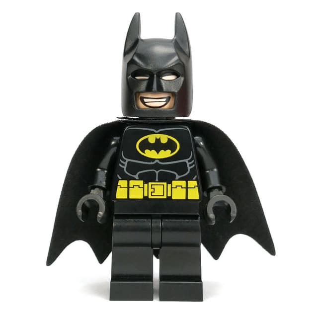 Batman, Black Suit, Black Cape and Cowl, Yellow Batman Logo, Black Headband
