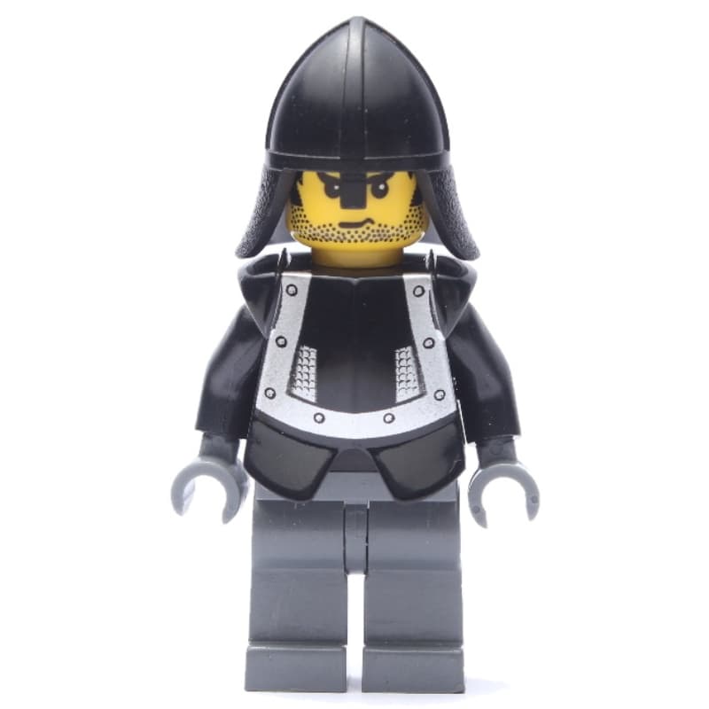 Knight (Knights Kingdom I) - Dark Bluish Gray Legs, Armor