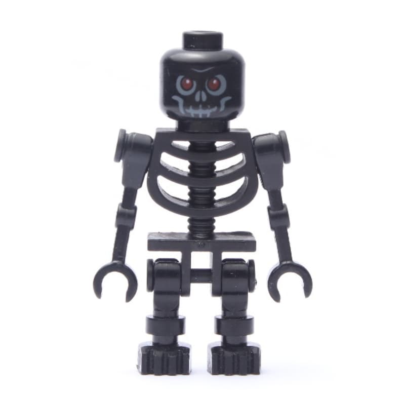 Skeleton, Red Eyes, Black