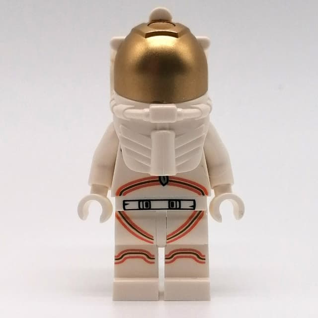 Astronaut - White Torso and Legs, Orange Trim