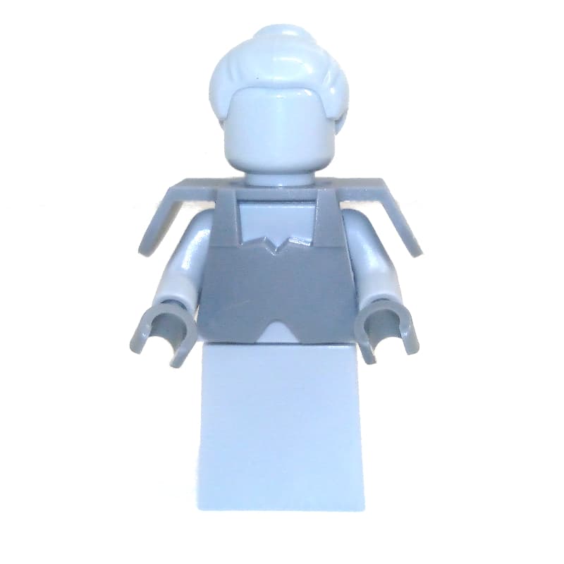 Statue - Lilly Light Bluish Gray Hair in Bun