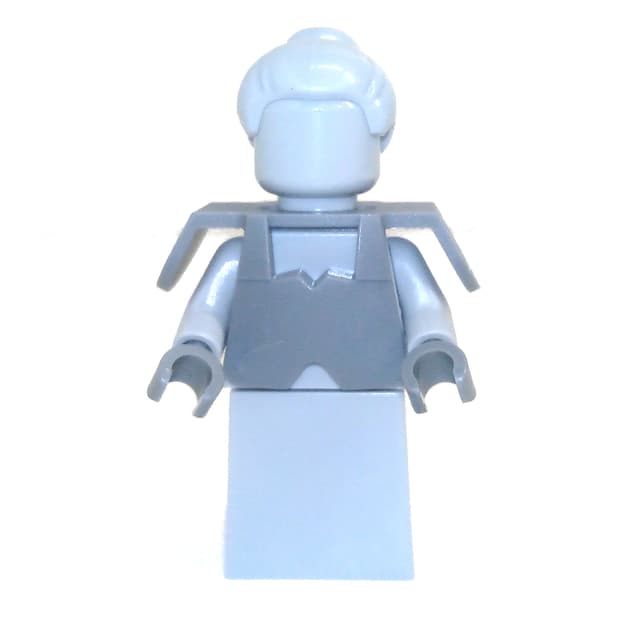 Statue - Lilly Light Bluish Gray Hair in Bun