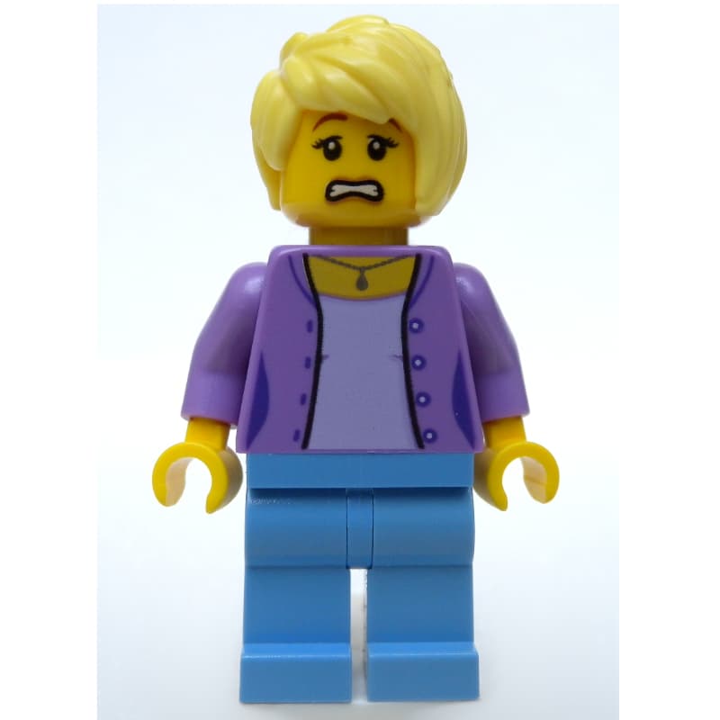 Medium Lavender Torso, Medium Blue Legs, Tan Hair