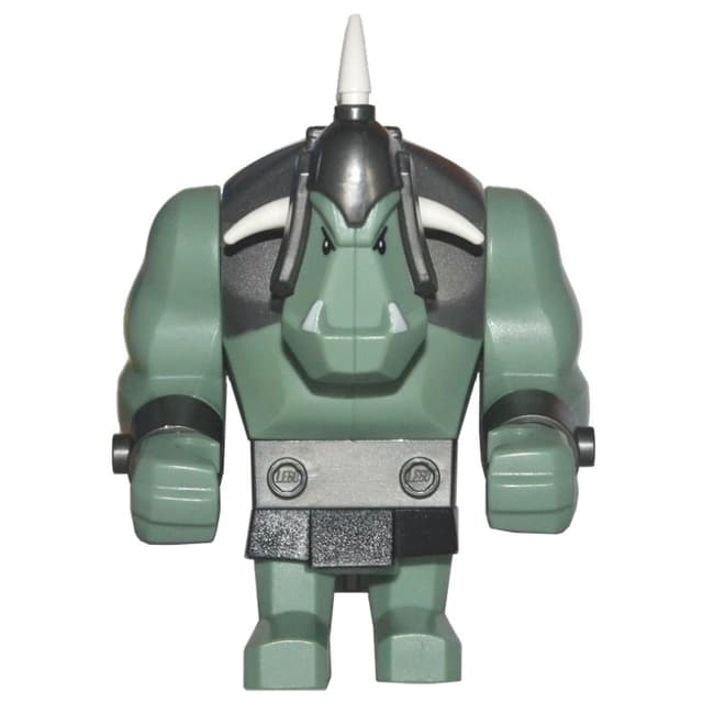 Troll, Sand Green with 5 White Horns (Big Fig)