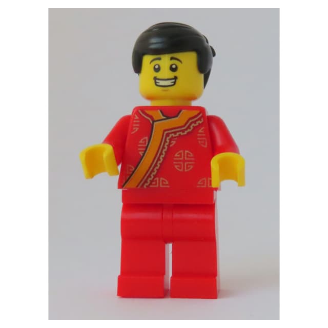 Man, Red Robe, Black Hair