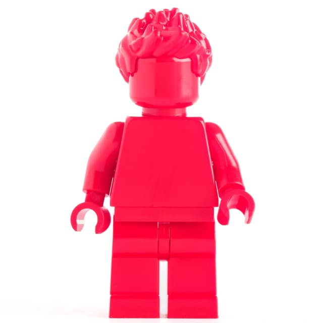 Monochrome Red with Hair