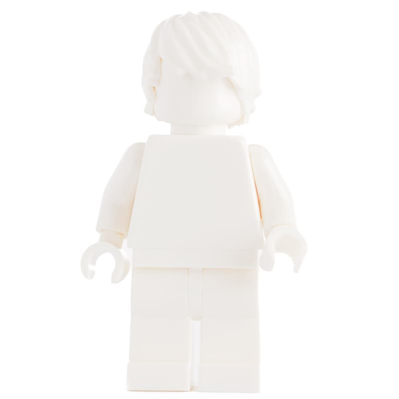 Monochrome White with Hair