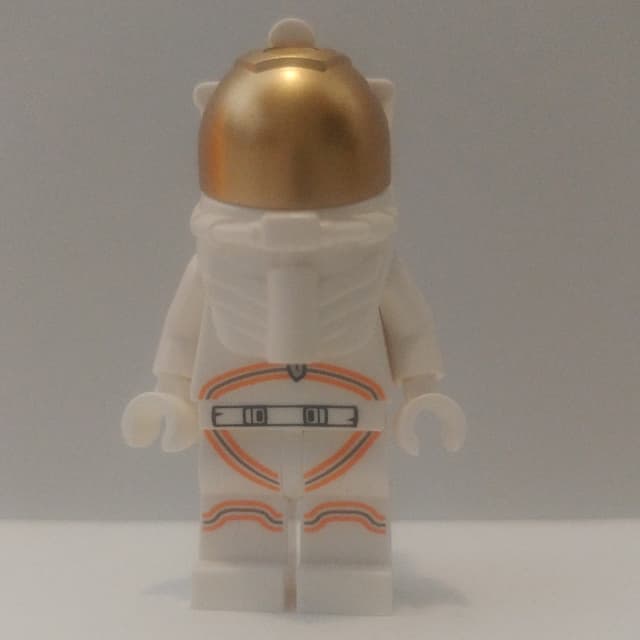 Astronaut, Gold Visor,  Goatee Beard