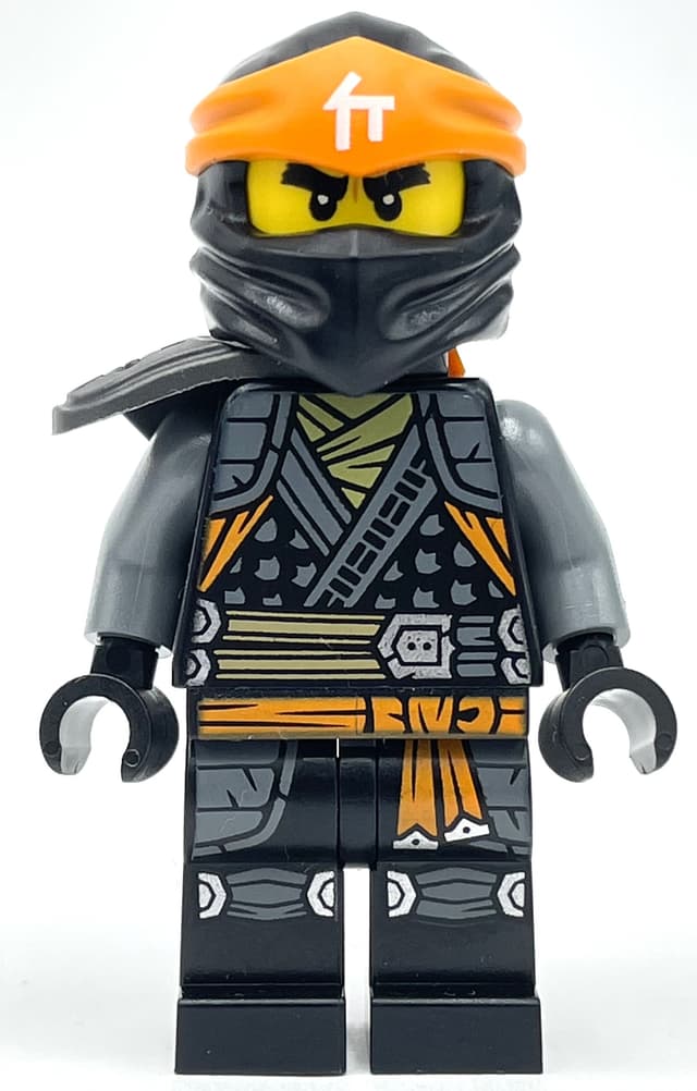 Cole, Crystalized Robes, Pearl Dark Gray Shoulder Guard