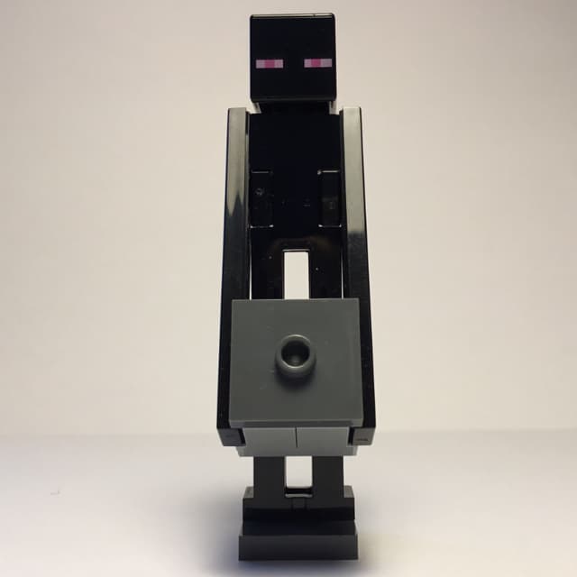 Enderman, Dark Bluish Gray Box, Foot Plate