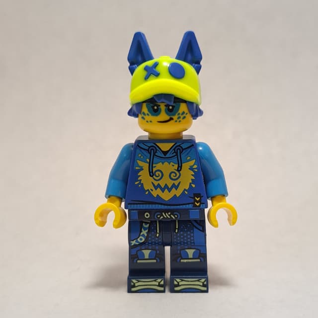 Logan, Vibrant Yellow Cap with Cat Ears