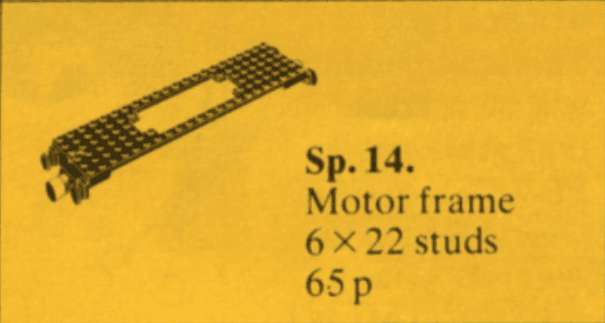 Train Motor Plate with Coupler