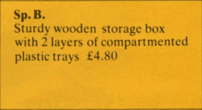 Wooden Storage Box